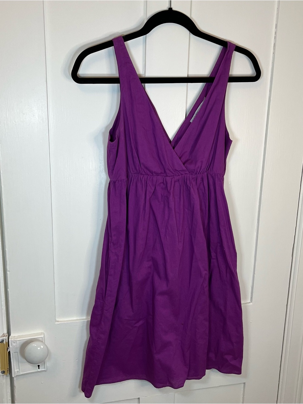 Old Navy Purple V‑Neck Midi Dress